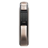 三星(SAMSUNG)指纹锁SHP-DP728(香槟金)智能门锁指纹密码电子锁手机蓝牙开门ios;Android均配
