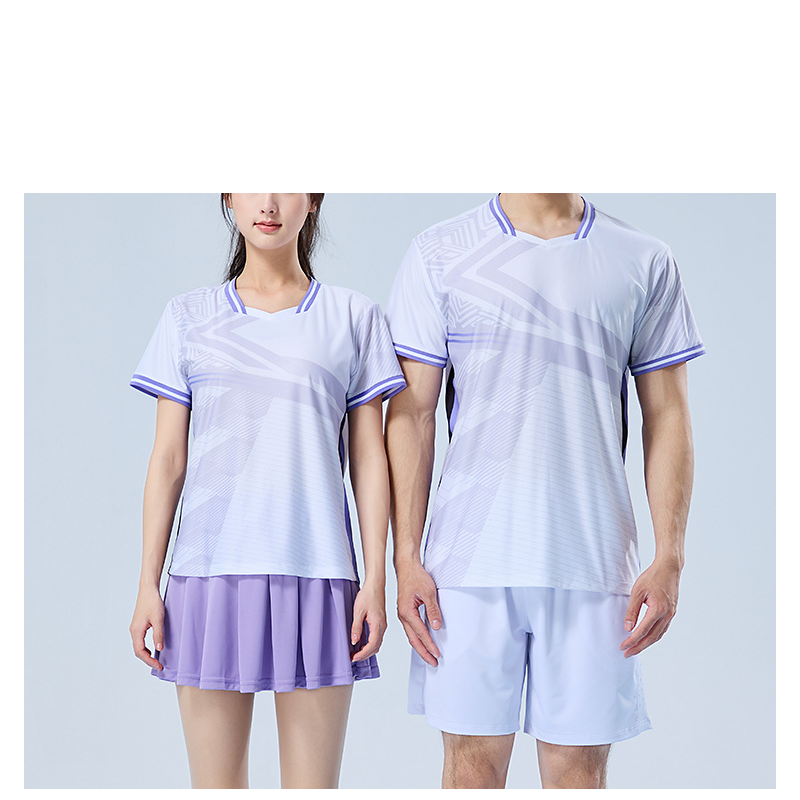 信柏合羽毛球服Y22/套高清大图