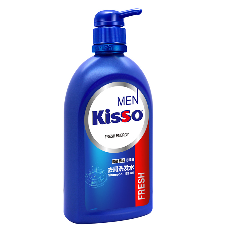 威露士极是男士无硅油去屑洗发水控油清爽600ml高清大图