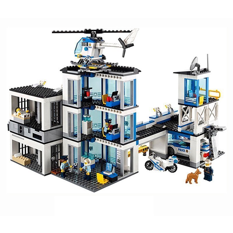 乐高(LEGO)城市系列 警察总局 60141 益智拼装积木儿童塑料玩具 6-12岁 800块以上