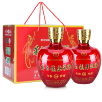 瀑台(PUTAI)年份窖藏茅台镇原浆酒酱香型白酒53度纯粮食坤沙陈酿老酒礼盒装500ml*2坛子装整箱收藏送礼接待