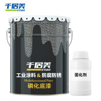 千居美 环氧磷化底漆 铝合金镀锌不锈钢漆 防腐防锈金属漆油漆涂料 20KG 灰色