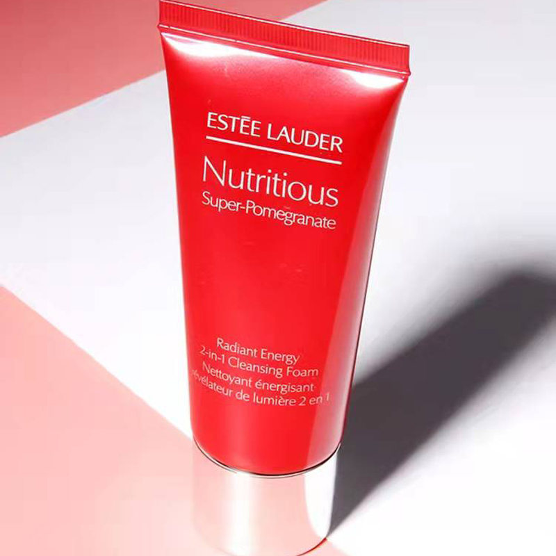 雅诗兰黛(Estee Lauder)红石榴洁面乳30ml鲜活亮彩泡沫洁面洗面奶 保湿深层清洁