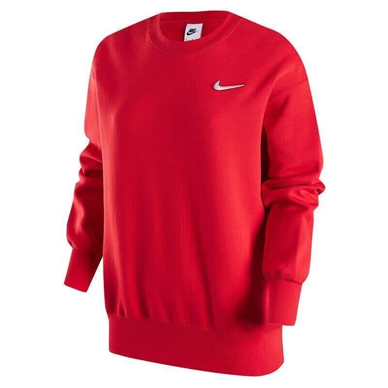 NIKE/耐克卫衣女装新款运动服针织加厚圆领套头衫FZ6537-657 C图片