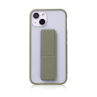 Yesfeel苹果13promax手机壳支架iphone12保护套抗摔磨砂透明防滑边XR腕带功能11/XSMAX硅胶适用