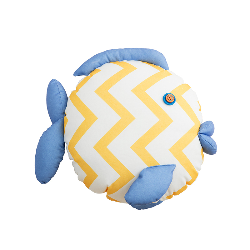 lovo家纺罗莱生活出品接吻鱼抱枕靠枕漂洋过海来看你沙抱枕