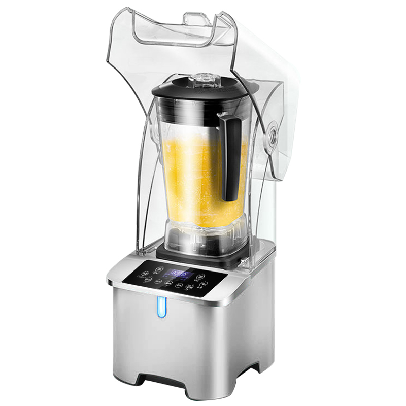 乐创lecon沙冰机k15e商用隔音沙冰机奶茶店碎冰机榨汁机隔音刨冰机