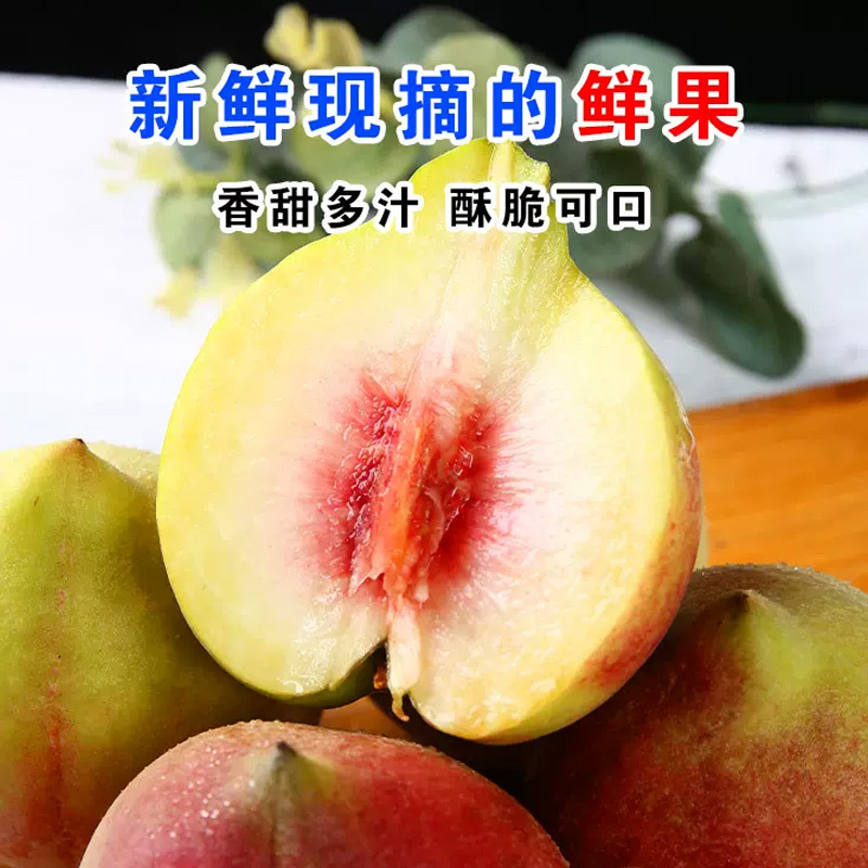 [西沛生鲜]云南鹰嘴桃 新鲜水果 3斤 中果 单果80-120g 应季现摘脆甜毛桃子 整箱