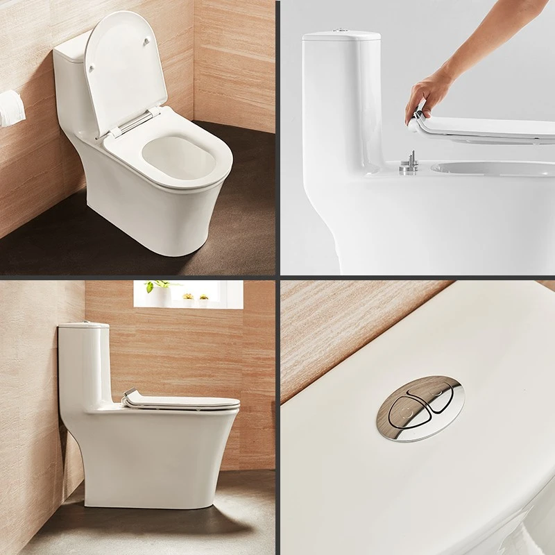 惠达HUIDA马桶6218N 大冲力坐便器家用喷射虹吸圆水箱马桶轻薄快拆盖板 圆形水箱超薄脲醛缓降盖板高清大图