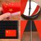 车载摆件汽车用小红旗小五星高档办公桌车内装饰用品 摆件+防滑垫[可升降]