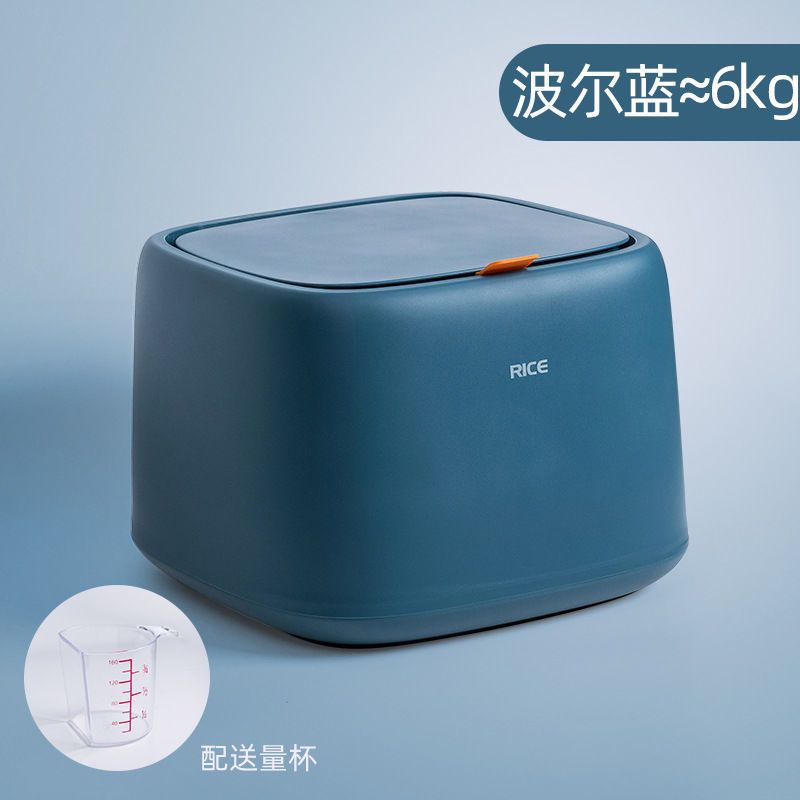 狗粮桶猫粮桶宠物密封防潮储粮桶狗粮收纳桶猫粮储存桶大容量粮桶 波尔蓝