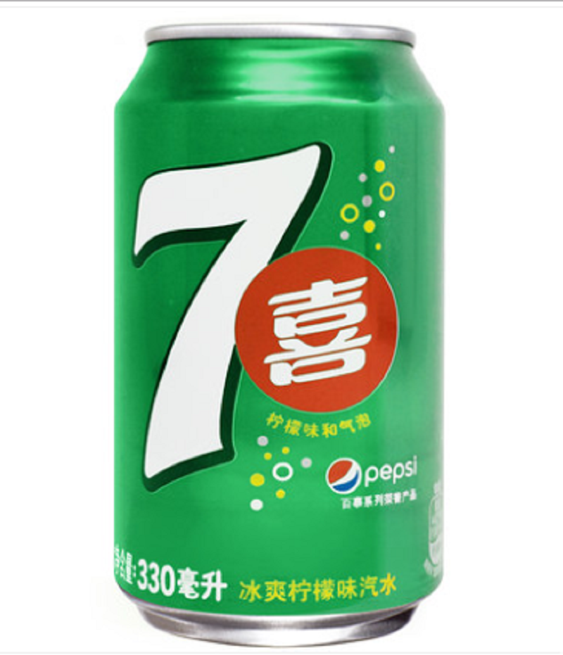 七喜330ML拉罐