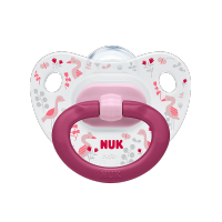 特惠清仓 NUK印花硅胶安抚奶嘴 (6-18月)*2件