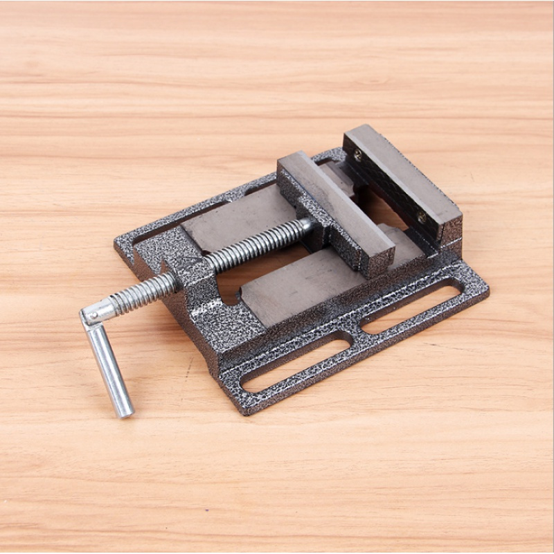 平口钳精密虎钳美式平口钳台钻专用68寸口钳重型木工台钳夹具 轻型