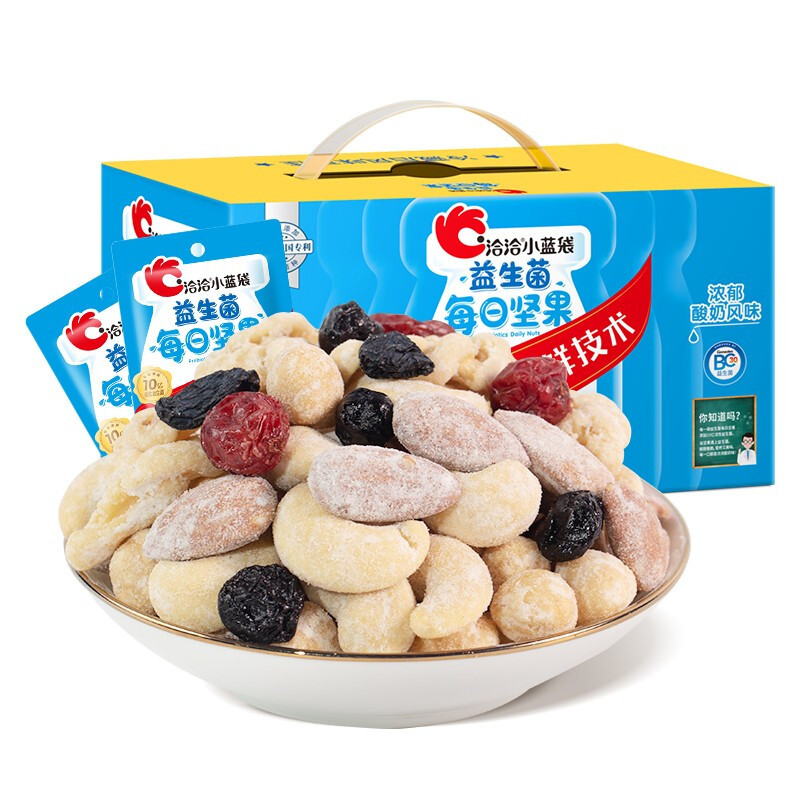 洽洽 益生菌每日坚果礼盒30日装750g