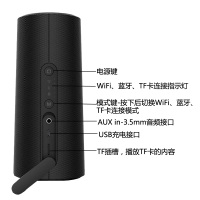 dingdong 叮咚A3 智能音箱 科大讯飞人工智能AI语音助手 WIFI网络音响 便携内置电池无线蓝牙音箱 黑色