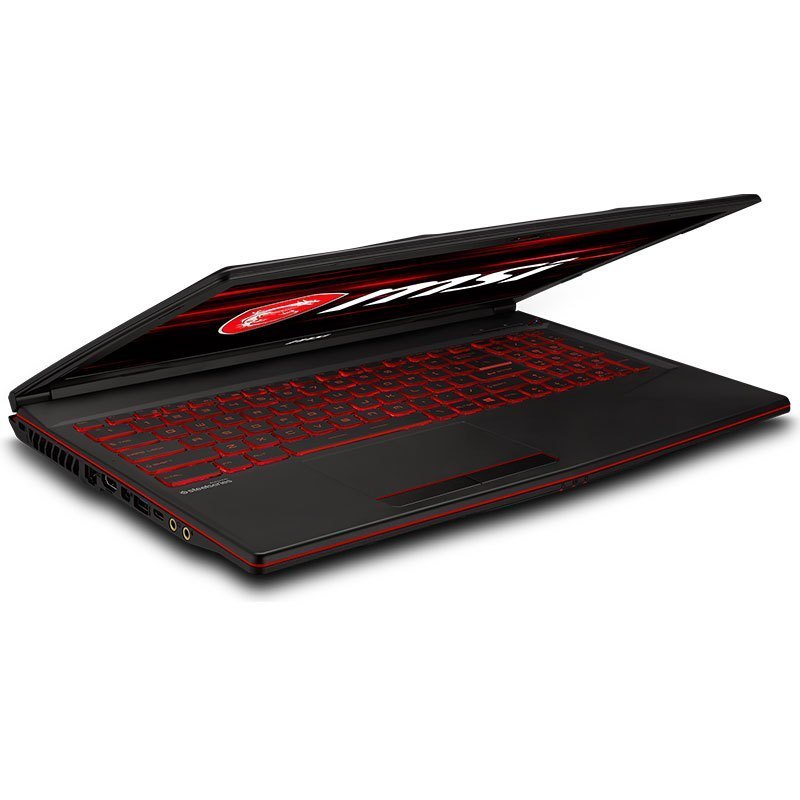 微星(MSI)GL63-417 15.6英寸游戏本学生笔记本电脑(I7-8750H 8GB 128GB+1TB GTX1060 6GB 赛睿红色背光键盘)