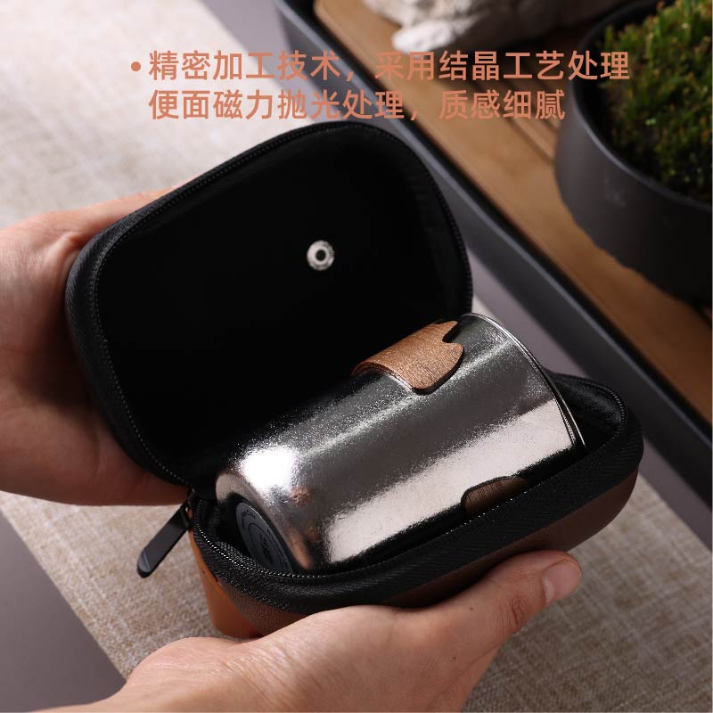 追璞高端养生陶瓷茶具套装精选紫砂茶具四季茶道礼盒装古法手工艺尊享品鉴高清大图