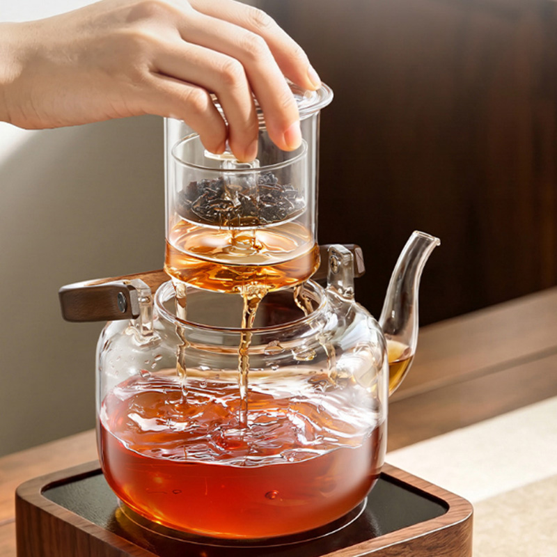小熊茶壶1.2L透明CX-JB093-P01雅器沏茶静品甘香高清大图