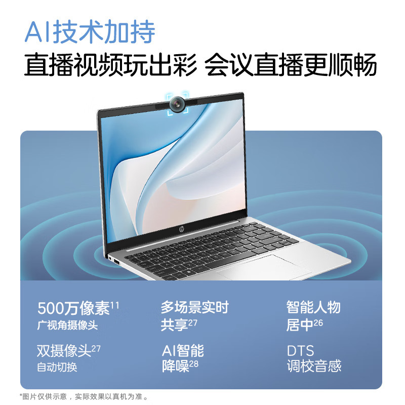 惠普(HP)锐Pro 14英寸商务办公学习定制轻薄本笔记本电脑(标压锐龙 八核R7-7840H 高频32G内存 2TB固态 2.5K屏 120HZ高刷 高色域 长续航 AI新体验)