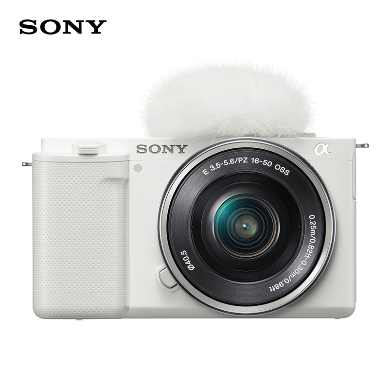 索尼(SONY)ZV-E10L 半画幅微单相机 16-50mm标准镜头套装 白色