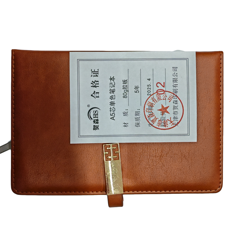 贺森HS 定制A5芯单色笔记本 A5 本高清大图