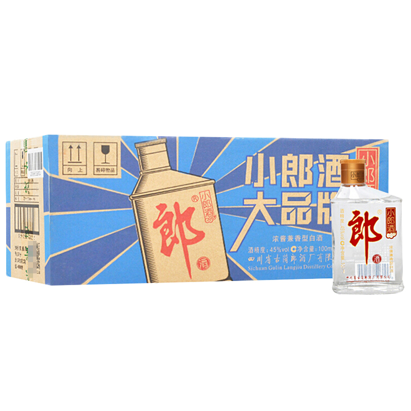 郎酒 小郎酒 45度 100ml*24 整箱装 兼香型白酒