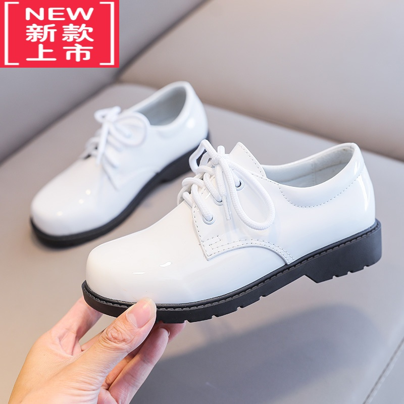 可莉允儿童皮鞋新款软底学院英伦风男童学生鞋防滑中大童礼服主持演出鞋运动休闲鞋