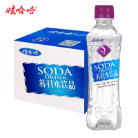 [娃哈哈官方]娃哈哈无糖无汽苏打水350ml*12瓶饮品碱性整箱饮用水0卡