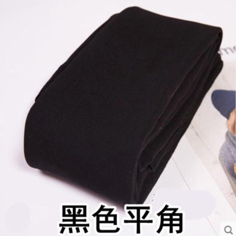黑色平角-220克 L 90-150斤 光腿神器大码加厚加绒打底裤女肉色秋冬加肥加大300斤胖mm连裤袜