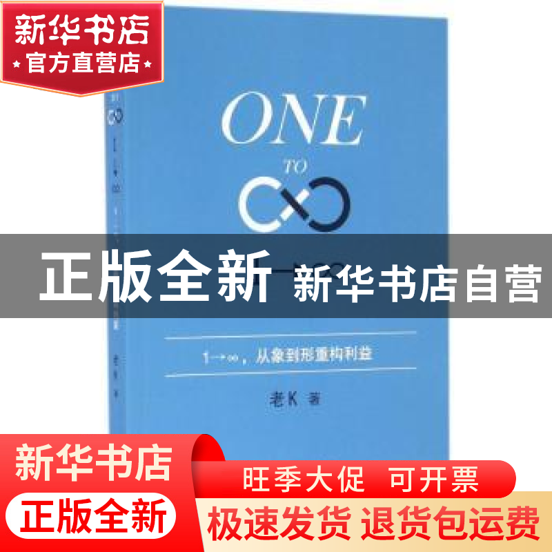 正版 1→∞:1→∞,从象到形重构利益 老K著 上海三联书店 978754高清大图