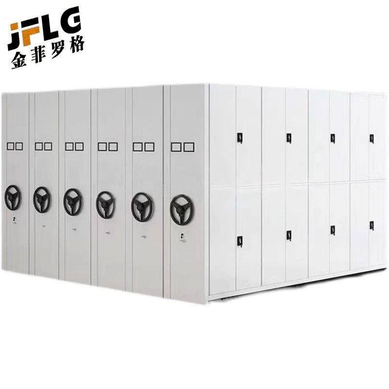 金菲罗格 智能款密集架文件档案资料柜 1000*580*2400一列一组每立方高清大图