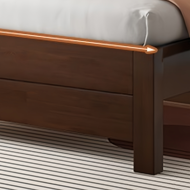 演发木床加厚宿舍床高清大图