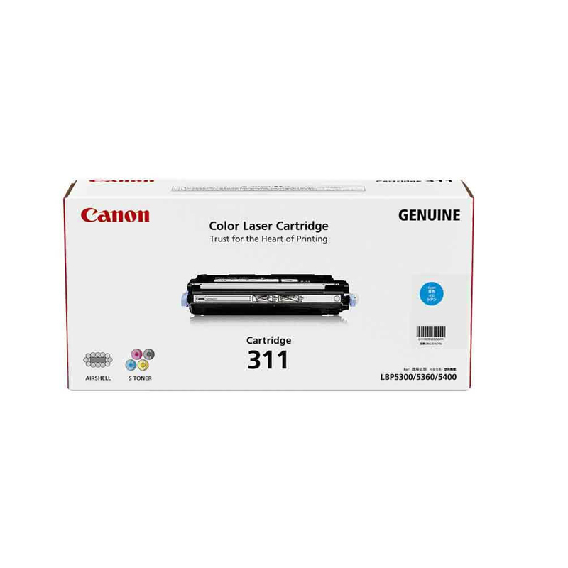 佳能(Canon) CRG-311C 硒鼓 适用机型:LBP5300/LBP5360 (单位:件) 青色