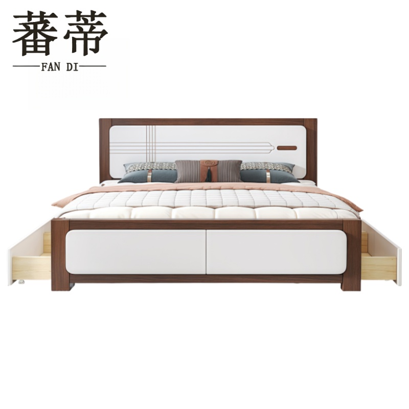 纯实木床高清大图