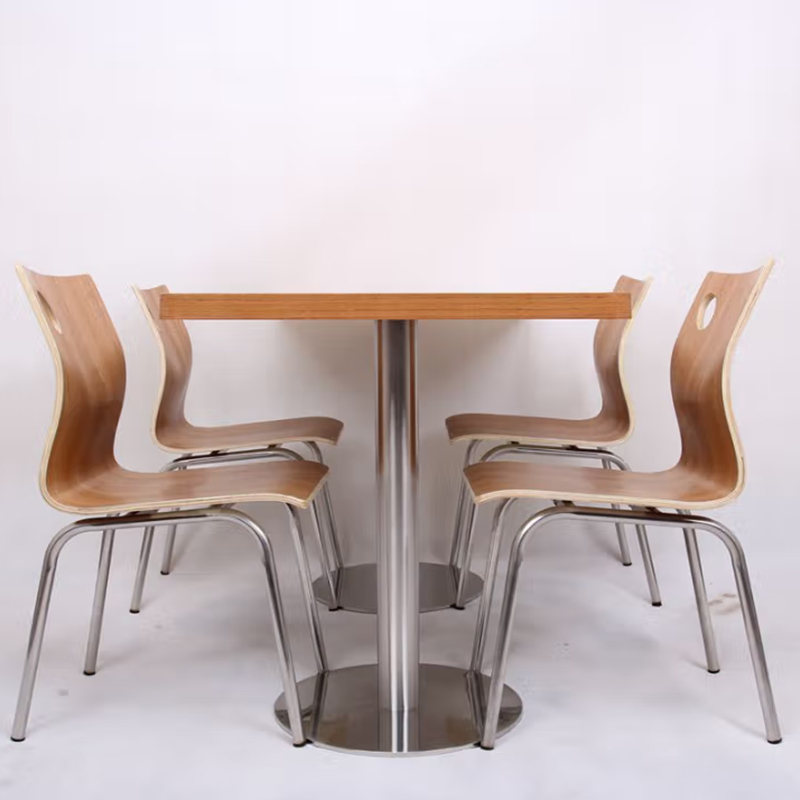 合祥源 餐桌椅组合配四椅 1200*800*750mm QX-CZ08 单位:套高清大图