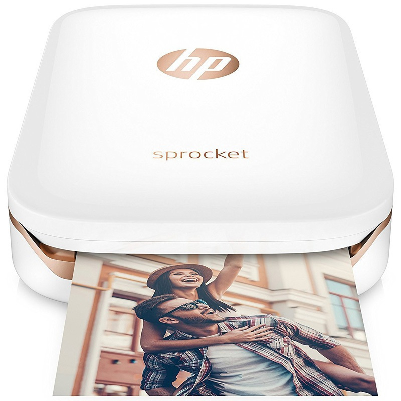惠普(HP) 小印 Sprocket 100 白色手机照片热敏打印机惠普打印机(无墨打印 蓝牙连接) 学生打印作业打印