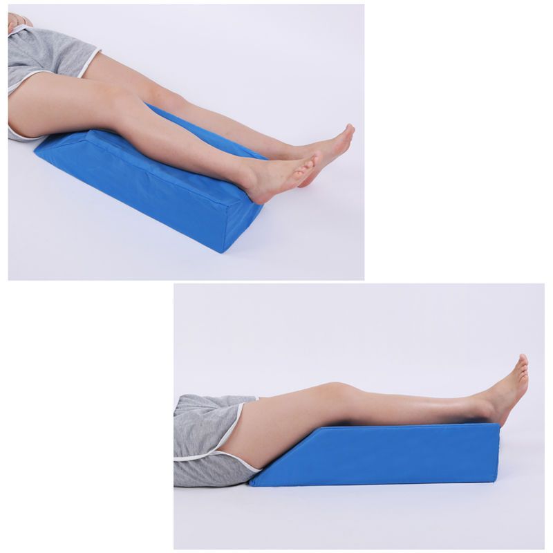 下肢抬高垫u型体位垫腿垫脚垫翻身垫腿部骨折褥疮护理静脉曲张垫蓝色