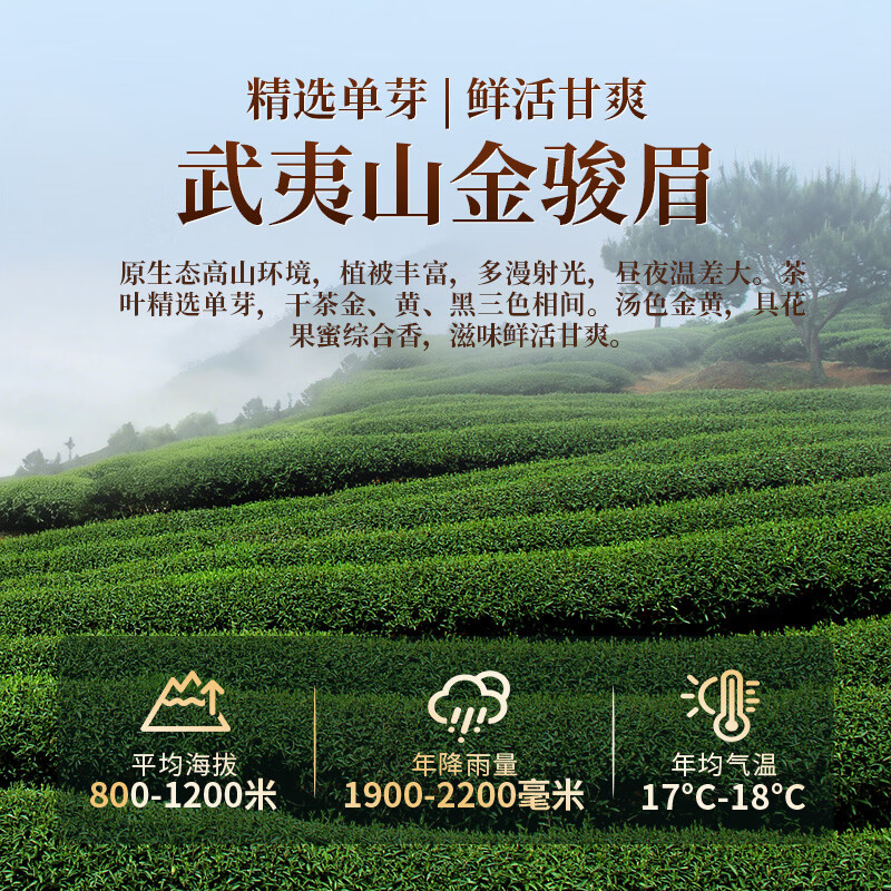 去寻 茶叶红茶绿茶乌龙茶叶礼盒茗茶组合装 196g 送礼物品高清大图