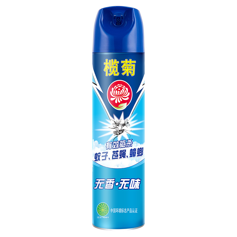 榄菊 杀虫剂无香型气雾剂600ml 跳蚤蟑螂药驱蚊驱虫防蚊神器除虫剂喷雾