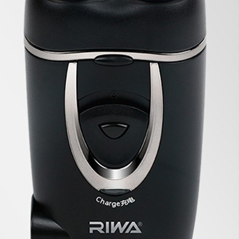 雷瓦电动剃须刀小巧机身智能旋转双刀头磨砂工艺RA-100A高清大图