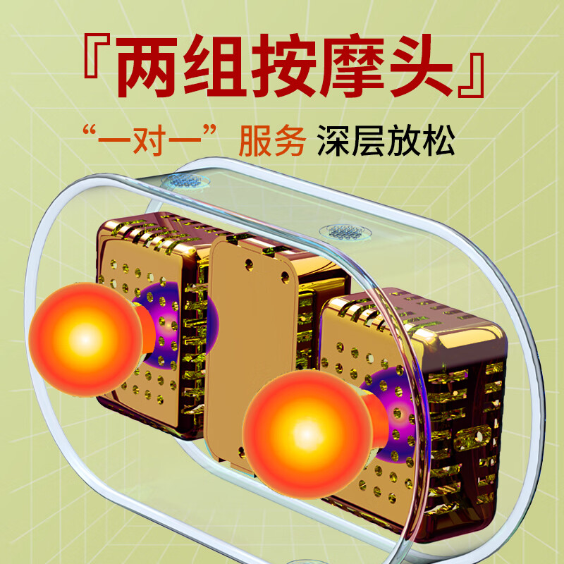 和正捶捶爽颈肩按摩器HZ-C1颈椎按摩器颈肩披肩敲捶打腰背高清大图