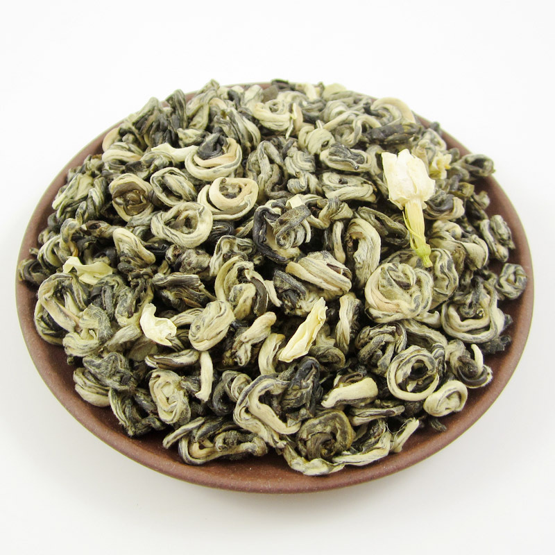 溪商茉莉曲螺浓香型茉莉花茶香螺2025新茶广西横县茶叶散装500g