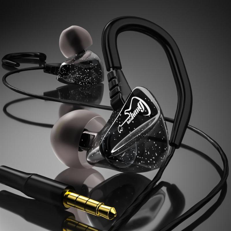 游猎者挂耳式重低音耳机适用苹果vivo华为手机游戏耳机线控运动耳麦