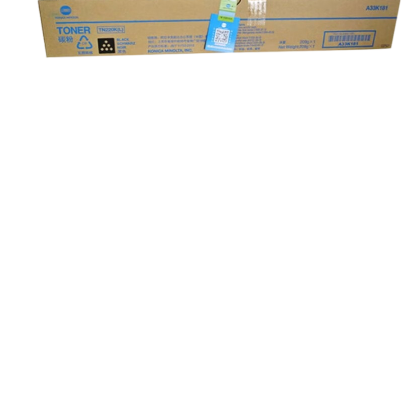 KONICA MINOLTA原装美能达TN220碳粉盒 TN220K(L)黑色低容高清大图