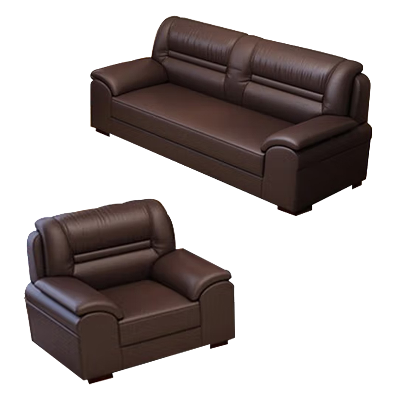 臻远 ZY5110343 办公沙发商务办公室沙发沙发 牛皮3+1+1