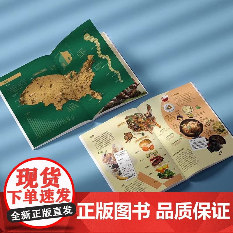 2022年 藏在地图里的美国 美国地理历史知识解读百科全书 美国地图 历史地图 思维导图的方式美国高清大图