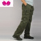 七斓工装裤男多口袋战术裤新款工作裤宽松大码休闲裤男长裤子