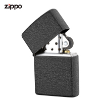 之宝(Zippo)打火机 黑裂漆 哑漆236 煤油防风火机经典男士生日礼品礼物-新机无油
