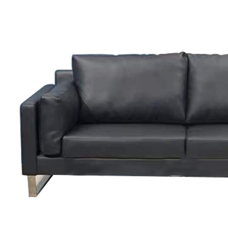 匡大 办公沙发 皮艺沙发 办公室接待沙发 牛皮 三人位 KDT689高清大图
